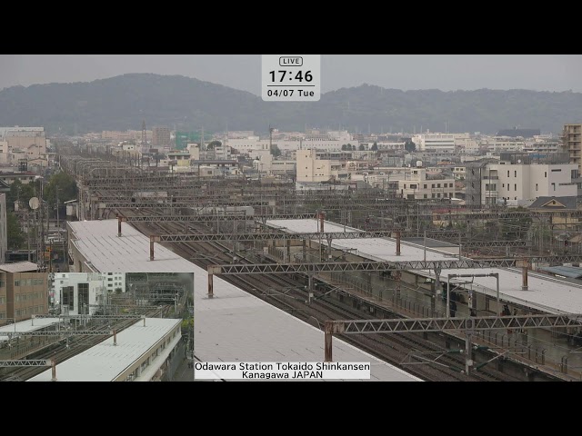 新幹線小田原駅ライブカメラ/Shinkansen Odawara Station Live Camera/Bullet train