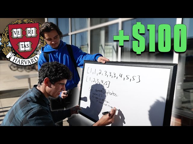 Can Harvard Students Solve This Coding Question For $100?