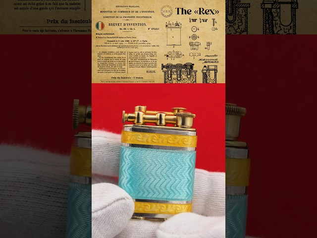 🇫🇷 The "Rex" Pocket Lighter by Bleuze [1930s] 🇫🇷  #collection #lighter #trickshots