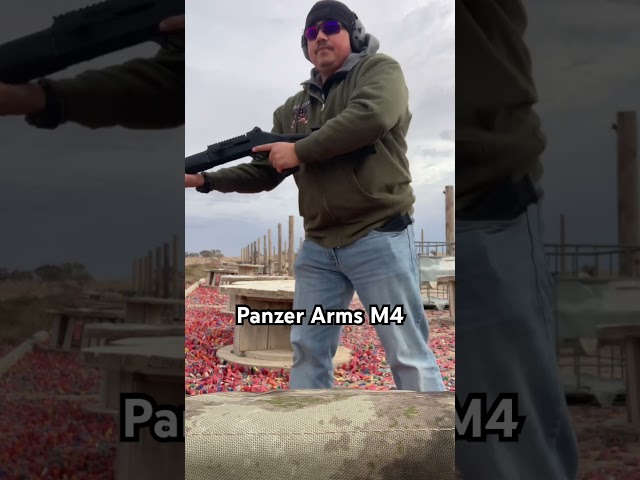 First shots w/Panzer Arms M4 (Turkish Benelli Clone) #2ndamendment #shotgun