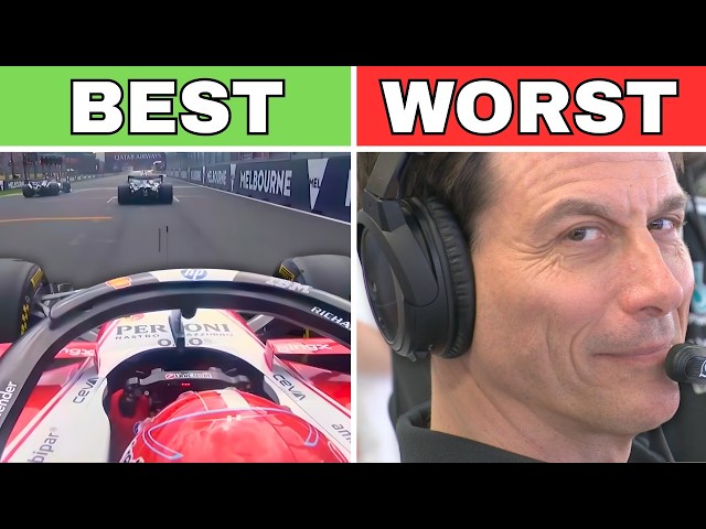 Ranking the BEST and WORST Moments from the AUSTRALIAN GP