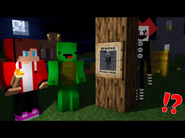 Mikey and JJ - Scary Pennywise Clown is WANTED at Night!?