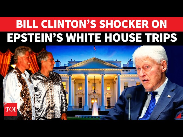 Bill Clinton Suddenly Smiles Then Says ‘Well Epstein Did…’ | Shocker On ’17 White House Trips’
