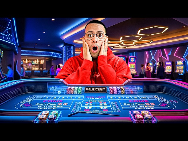 Playing High Limit Craps on a NEW TABLE!