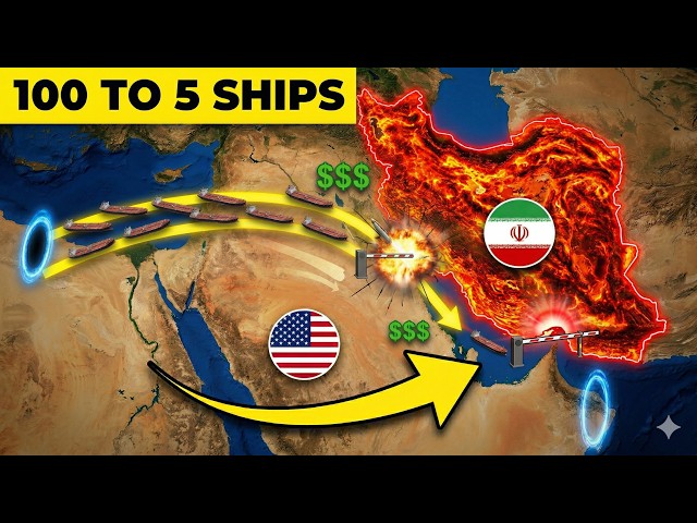 Something Devastating Happened in Hormuz… 100 Ships Dropped to 5 — And Nobody Is Talking About It
