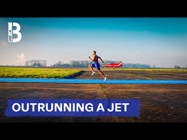 Can an Olympic Sprinter Outrun a Red Arrows Jet? | Blueprint