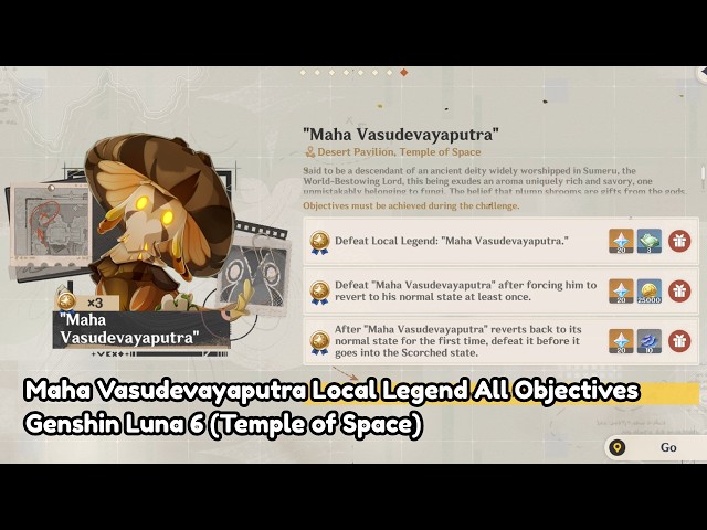 Maha Vasudevayaputra Local Legend All Achievements (Valiant Chronicles) - Genshin Impact Luna VI