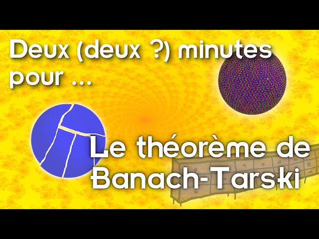 Two (two?) minutes for... The Banach-Tarski theorem