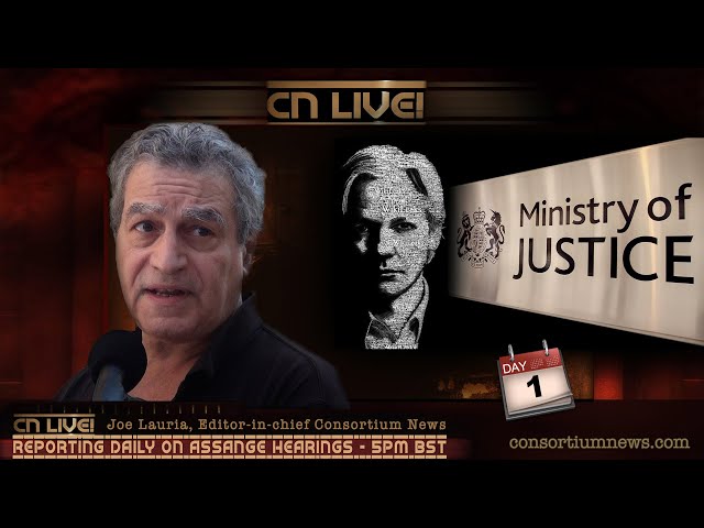 DAY 1 Joe Lauria on Assange Extradition Hearing: 2nd superseding indictment & Mark Feldstein