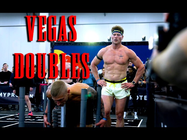 Hunter McIntyre & Cole Learn Attempt HYROX Doubles World Record in Las Vegas