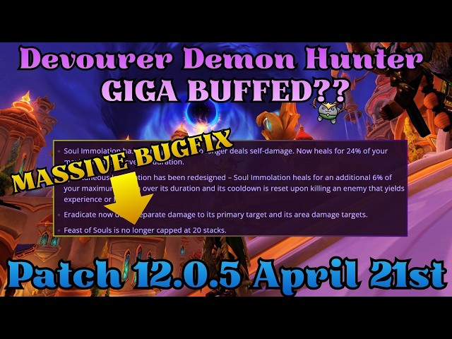 12.0.5 Patch for Devourer DH is INSANE | How is this spec getting BUFFED? | Midnight S1