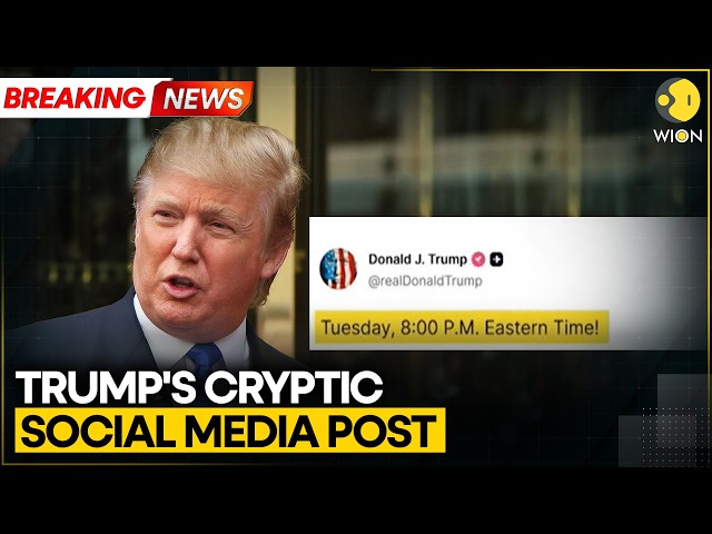 Trump's Cryptic Social Media Post Warning of Strikes or Giving an Extension? | WION BREAKING