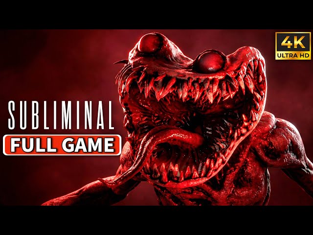 SUBLIMINAL Gameplay Walkthrough FULL GAME - No Commentary [4K 60FPS]
