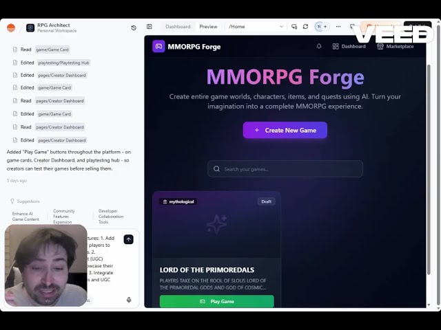 MMORPG Forge Walkthrough: From Zero to Full Game World PART1