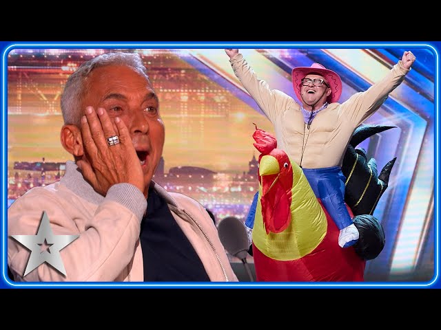 Bruno Tonioli meets his NUMBER ONE FAN Jasun Watkins! | Auditions | BGT 2025