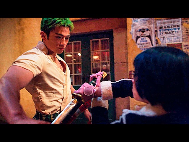 One Piece Season 2 | Zoro vs Tashigi Fight Scene Recap | Loguetown Battle