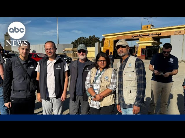 'The worst situation I've ever seen': Aid workers reveal conditions inside Gaza