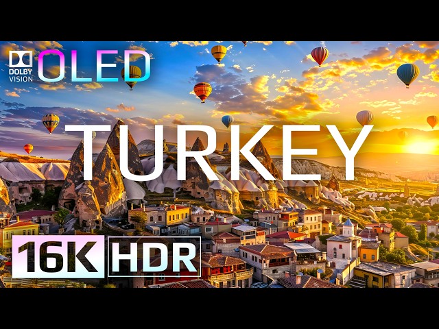 Stunning Turkey 16K Dolby Vision | 240FPS HDR for 8K TV