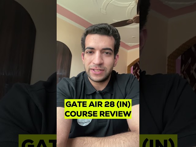 GATE AIR 28 Student Review || PrepFusion Course Review #gate #iit #vlsi