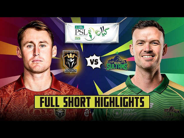 Multan Sultans Vs Hyderabad Kingsmen | Full Short Highlights | Match#8 | tapmad | PSL26 | HBL PSL 11