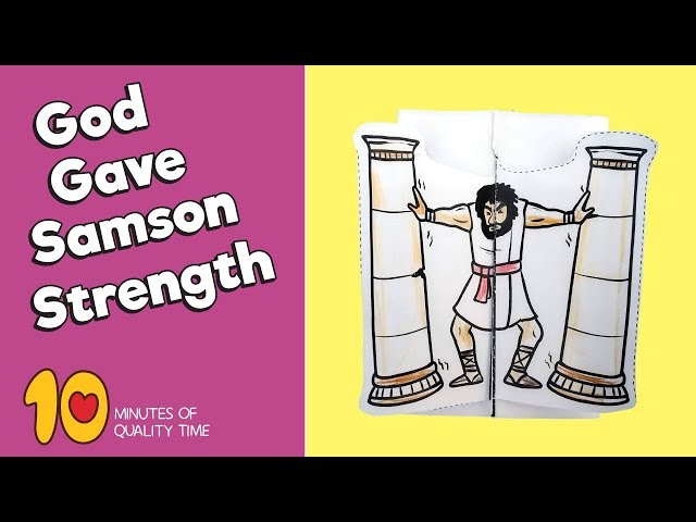 Samson Bible Craft - Bible Activities for Kids