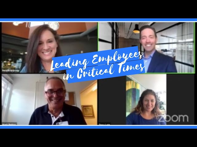 Leading Employees in Critical Times--Panel Discussion