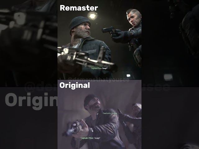 MW2 Soap And Price Comparison - Normal Vs Remaster #callofduty #modernwarfare2  #foryou #gaming