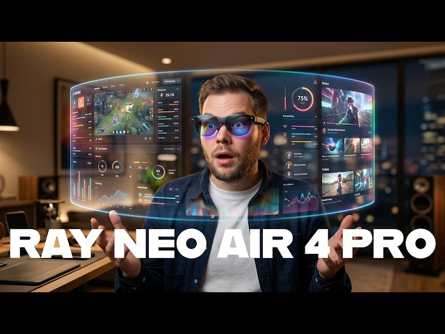 Diese OLED-Brille ersetzt euren Fernseher – RayNeo Air 4 Pro