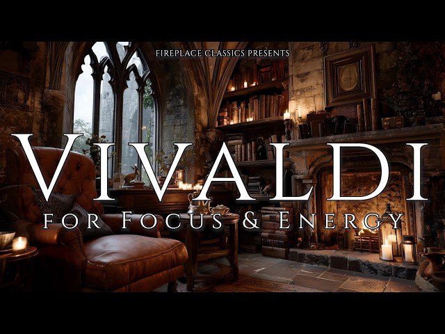 Vivaldi for Focus & Energy | Fireplace Classical Music