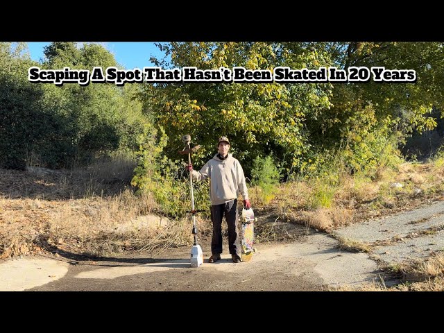 Landscaping A Spot That Hasn’t Been Skated In 20 Years (Watsonville, CA) 