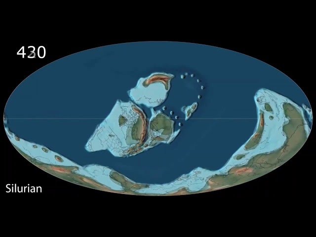 Plate Tectonics,  540Ma - Modern World -  Scotese Animation 022116b