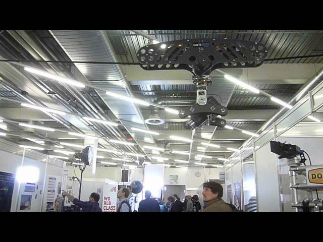 Cinec München 2012: Campilots Kamera-Seilsystem Cablecam bekommt Cinec Award