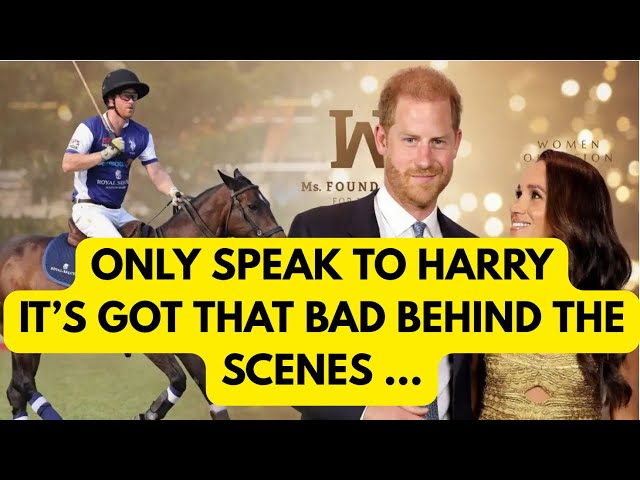 NOT SPEAKING- HARRY FORCED TO DO THIS OR KAPUT ..LATEST #meghanmarkle #princeharry #royal 