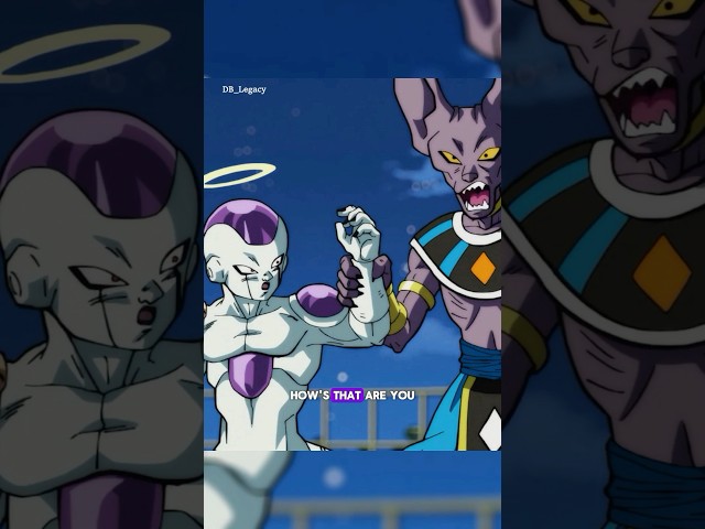 Vegeta refuses to hold Frieza's hand. #dragonball #goku #dbs #beerus #frieza #vegeta #whis