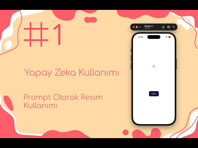 Yapay Zeka ile iOS Uygulama Geliştirme | SwiftUI Eğitimi : Prompt Olarak Resim Kullanımı