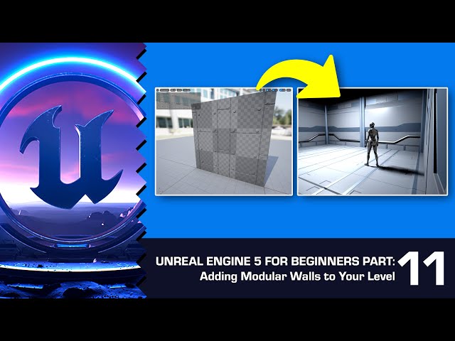 Modular Level Design in UE5: Building Walls & Using Tools: Unreal Engine 5 for Beginners #11
