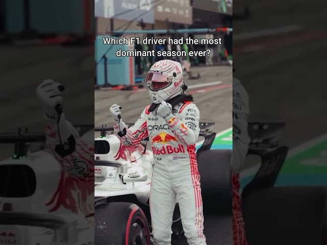 Which F1 Driver Had The Most Dominant Season Ever?