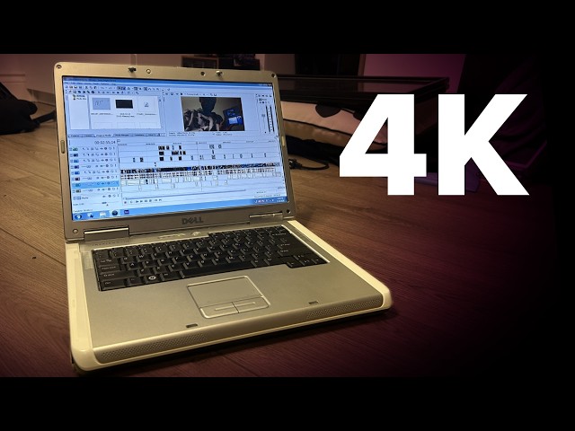 I Tried Editing a 4K Video on a 2005 Laptop...