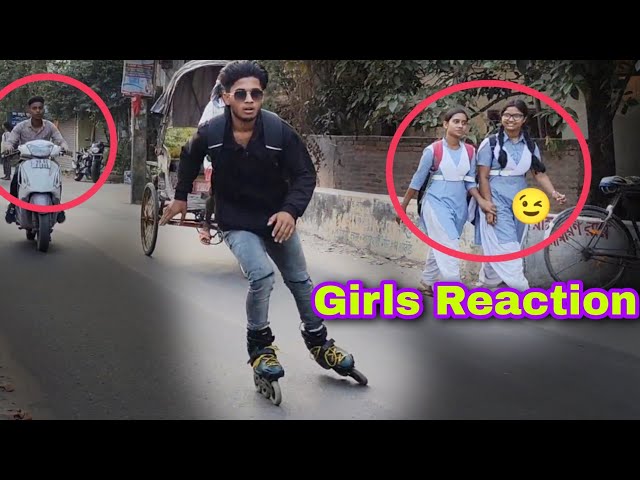 SKATING IN THE GIRLS COLLEGE ROAD..♥️♥️♥️🔥🔥😘😘