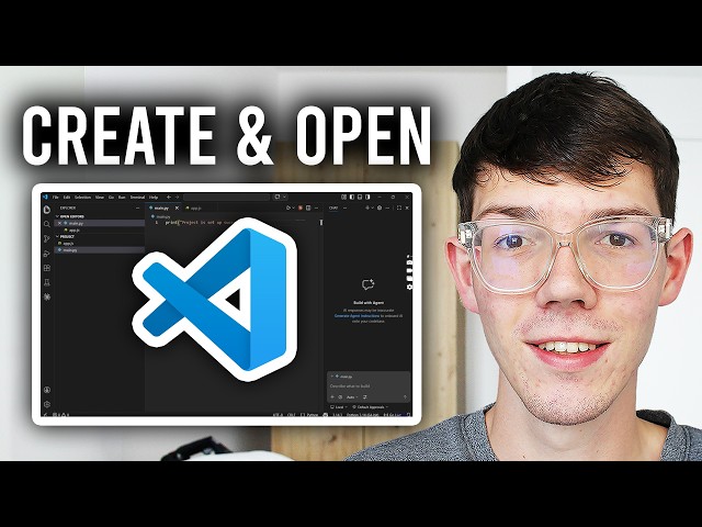 Visual Studio Code: Create Project Folder, Create File, and Open Terminal