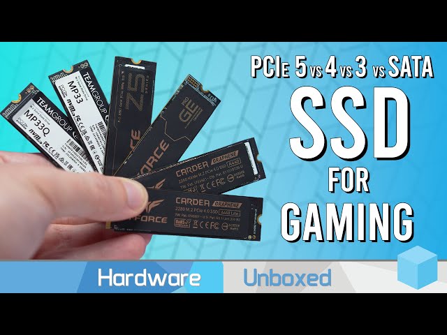 Best SSD for Gaming 2025: PCIe 5.0 vs 4.0 vs 3.0 vs SATA vs HDD