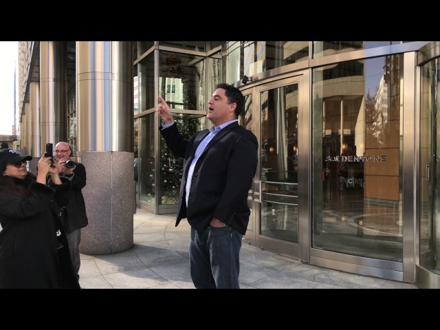 Cenk Uygur has TYT Meetup in Front of Dentons Lobbying Firm in DC