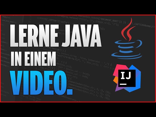 Programmieren Lernen: ALLE Java Grundlagen in 17 min 👨🏼‍💻