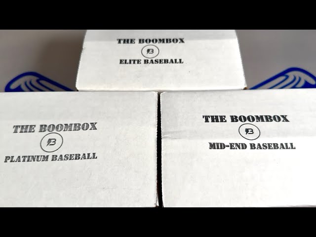 APRIL BASEBALL CARD BOOMBOXES! 