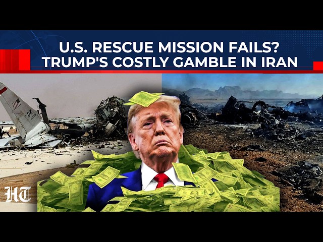 US Burns Millions In Iran Rescue Mission As Two $100M Aircraft Destroyed In Risky Operation | Trump