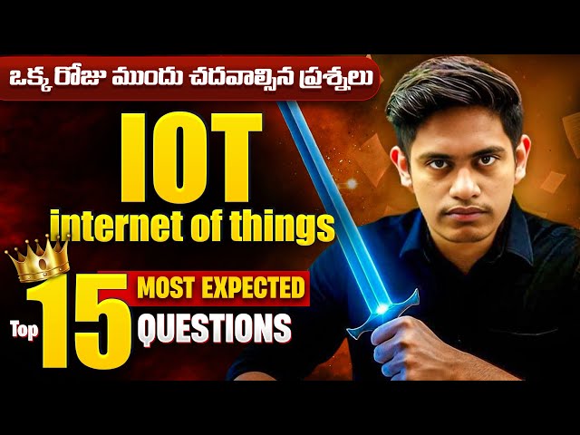 Internet of Things ( IOT)  Imps | 5th Sem Computer Science Important questions