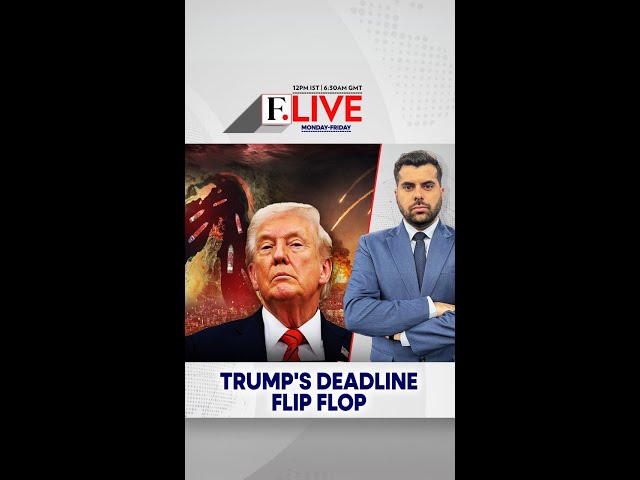 Iran War: Trump's Deadline Flip Flop | Firstpost Live | N18G
