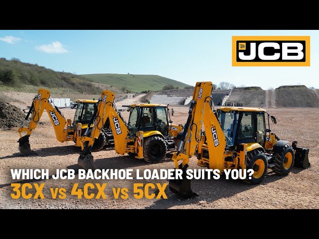 3CX vs 4CX vs 5CX: which JCB Backhoe Loader is right for you?