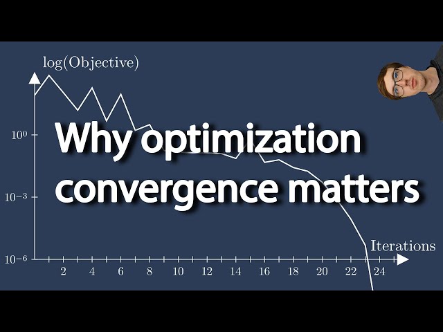 Why optimization convergence matters