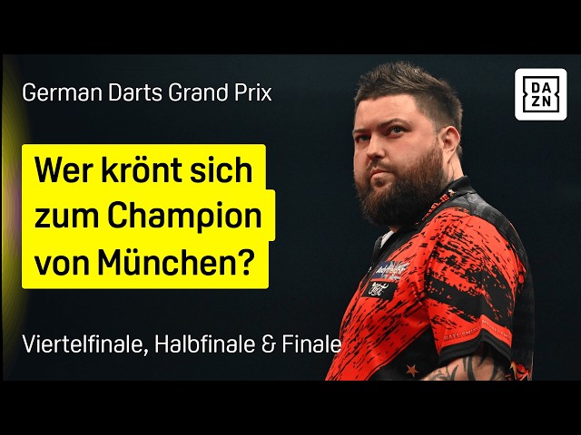 German Darts Grand Prix | Viertelfinale, Halbfinale & Finale | DAZN Highlights